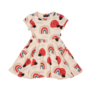 Rock Your Kid Love Bug Rainbow Waisted Dress-dresses-and-skirts-Bambini