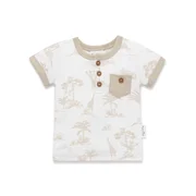 Aster & Oak Jungle AOP Henley Top-tops-Bambini