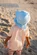 Acorn Teal Dashes Flap Hat