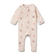 Wilson & Frenchy Pointelle Zipsuit with Feet-sleepwear-and-bedding-Bambini