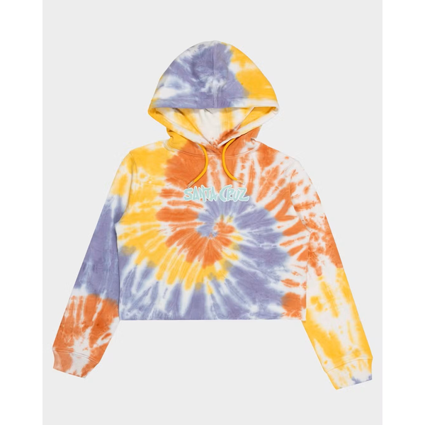 Santa Cruz Tropic Crop Pullover Hoodie