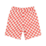 Rock Your Kid Red Checker Shorts
