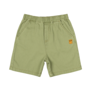 Rock Your Kid Green Wash Denim Shorts-pants-and-shorts-Bambini