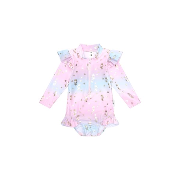Huxbaby Mercorn Shell Zip Swimsuit