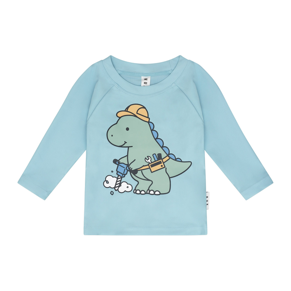 Huxbaby Construction Dino Rashguard