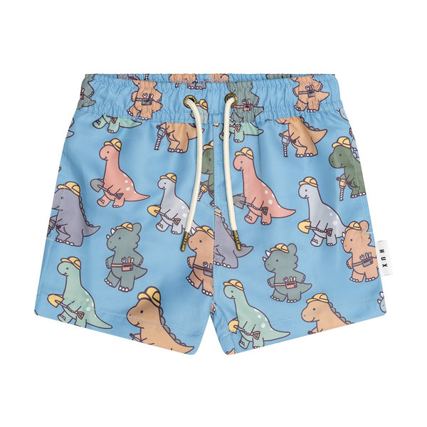 Huxbaby Construction Dinos Swim Short