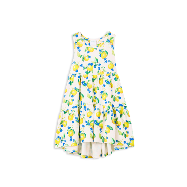Milky Portofino Tiered Dress