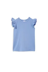 Milky Blue Detail Tee-tops-Bambini