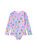 Milky Pink Resort Long Sleeve Swimsuit