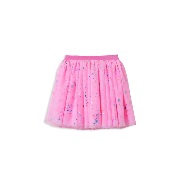 Milky Rainbow Foil Tutu Skirt