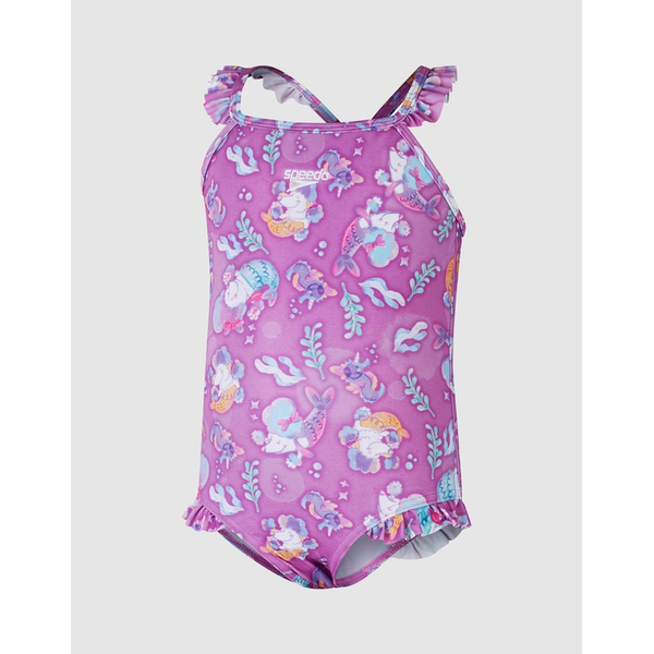 Speedo Girls Thin Strap Frill 1PC
