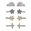 Mimi & Lula Mini Clip 8 Pack
