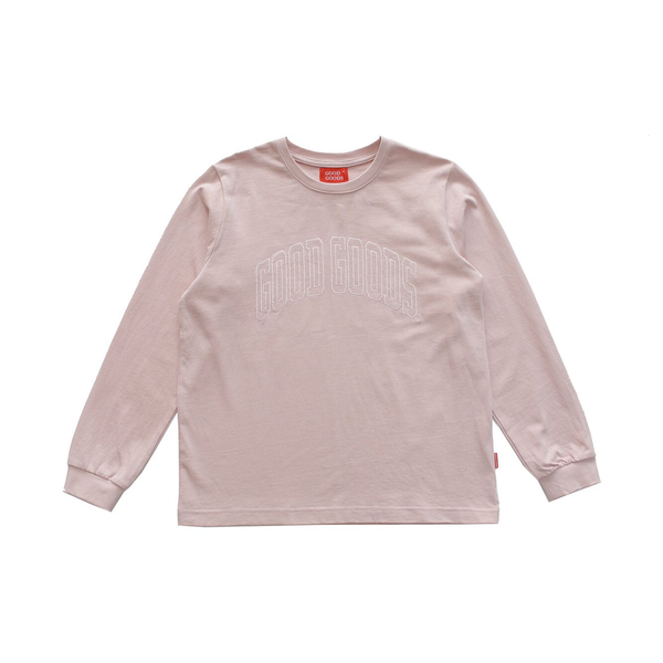 Good Goods Amira LS Tee - College Embroidery