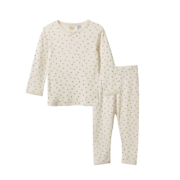 Nature Baby Long Sleeve Pointelle Pyjamas-sleepwear-Bambini