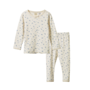 Nature Baby Long Sleeve Pointelle Pyjamas-sleepwear-Bambini