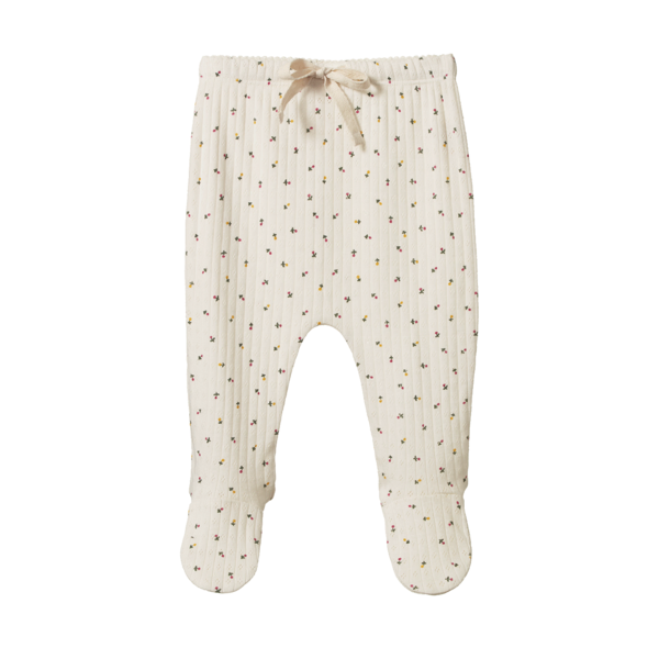 Nature Baby Footed Rompers Pointelle