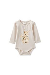 Milky Bunny Bouquet Bubbysuit-bodysuits-and-rompers-Bambini