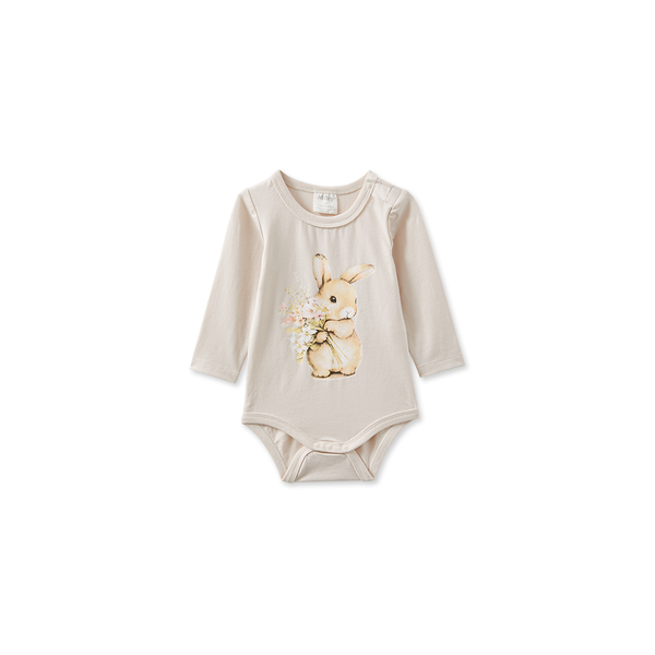 Milky Bunny Bouquet Bubbysuit