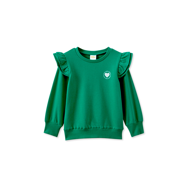 Milky Spring Green Detail Sweat