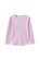 Milky Pink Stripe Henley