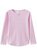 Milky Pink Stripe Henley