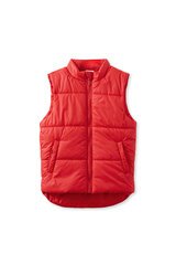Milky Red Crush Puffer Vest-swimwear-Bambini
