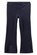 Milky Navy Velour Flares