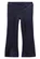 Milky Navy Velour Flares