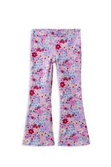 Milky Lilac Bloom Flared Legging-pants-and-shorts-Bambini
