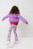 Milky Lilac Bloom Flared Legging
