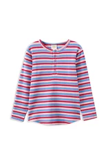 Milky Fruity Waffle Henley-tops-Bambini