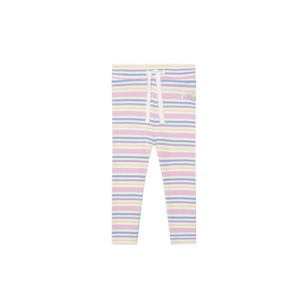 Huxbaby Rainbow Stripe Rib Legging