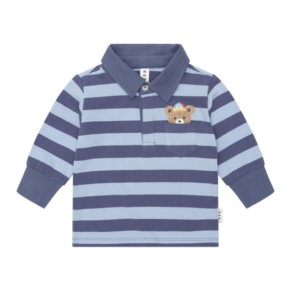 Huxbaby Peeping Hux Stripe Polo