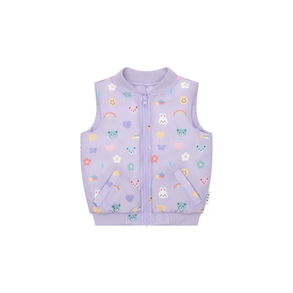 Huxbaby Hux Emoji Reversible Puffer Vest