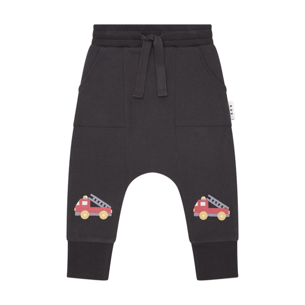 Huxbaby Fire Truck Drop Crotch Pant