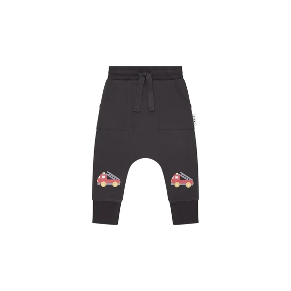 Huxbaby Fire Truck Drop Crotch Pant