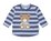 Huxbaby Furry Hux Stripe Bear Top