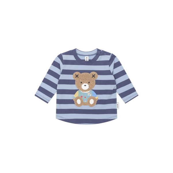 Huxbaby Furry Hux Stripe Bear Top