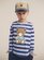 Huxbaby Furry Hux Stripe Bear Top