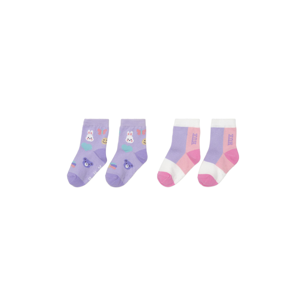 Huxbaby Hux Emoji Socks 2PK
