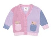 Huxbaby Peeping Pocket Girl Cardi-jackets-and-cardigans-Bambini