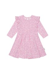 Huxbaby Ditsy Floral Shirred LS Dress-dresses-and-skirts-Bambini
