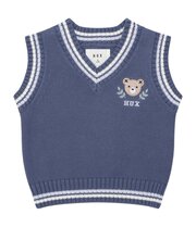 Huxbaby Huxbear Knit Vest-jackets-and-cardigans-Bambini