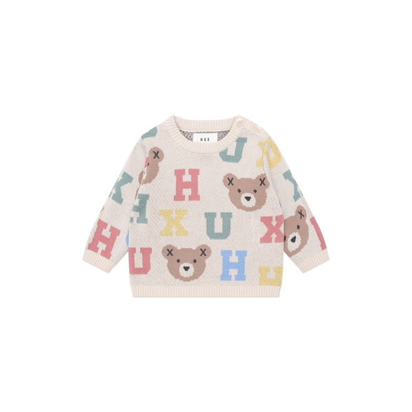 Huxbaby Hux Alphabet Knit Jumper