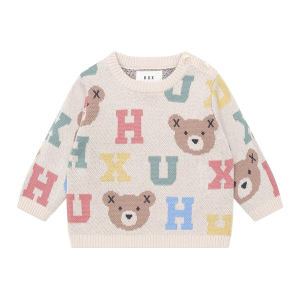 Huxbaby Hux Alphabet Knit Jumper