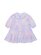 Huxbaby Rainbow Check LS Frill Dress