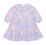 Huxbaby Rainbow Check LS Frill Dress