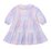 Huxbaby Rainbow Check LS Frill Dress