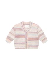 Huxbaby Rainbow Stripe Knit Boxy Cardi-jackets-and-cardigans-Bambini