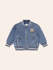 Huxbaby Dreamy Denim Bomber Jacket-jackets-and-cardigans-Bambini